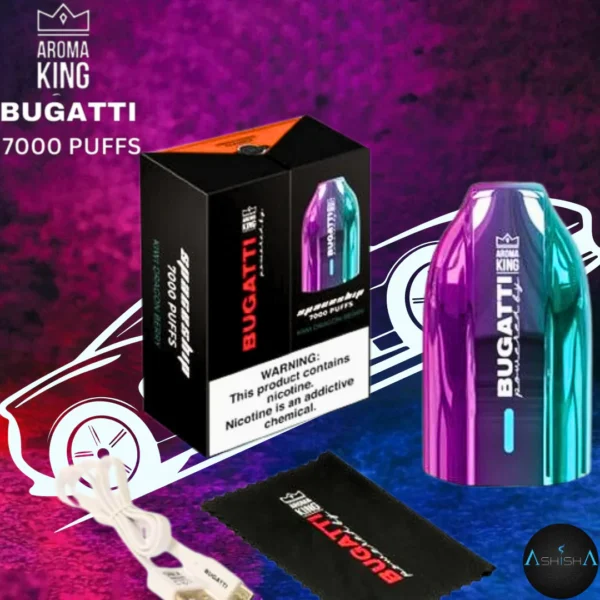 BUGATTI SPACESHIP 7k Smok Kiwi Jagoda